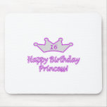 16th Birthday Princess Mousepads