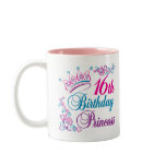 16th Birthday Princess Mug