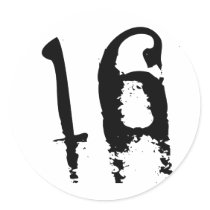16th Birthday stickers
