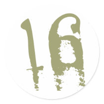 16th Birthday stickers
