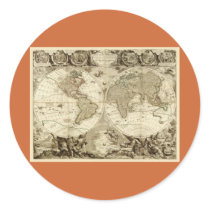 1708 Jean Baptiste Nolin World Map