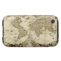 1708 World Map by Jean Baptiste Nolin