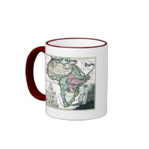1720 Africa Vetus Map Mugs