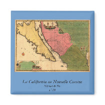 1720 Map - La Californie ou Nouvelle Caroline