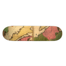 1720 Map - La Californie ou Nouvelle Caroline Skate Board Decks