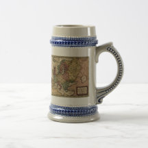 1721 Map of Europe Mug