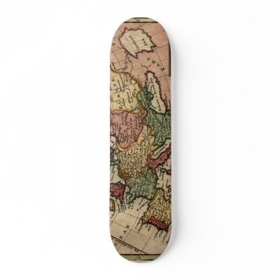 1721 Map of Europe Skateboards