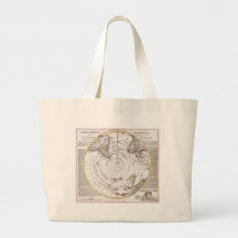 1741 Covens and Mortier Map of the Southern Hemisp Tote Bags