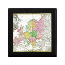1743 Homann Heirs Haas Map of Europe Geographi Gift Box