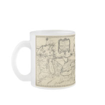 1755 Great Lakes and New France / Canada Map Coffee Mug