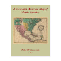 1763 North America Map