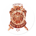 1765 American Tax Stamp stickers