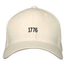 1776 American Revolution Embroidered Hat