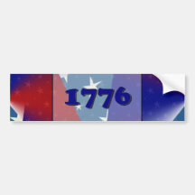 1776 BUMPER STICKERS