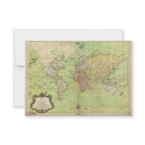 1778 Bellin Nautical Chart or Map of the World