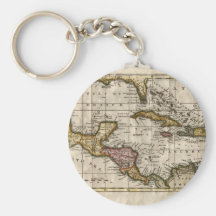 1790 Map of The West Indies by Dilly and Robinson Key Chain