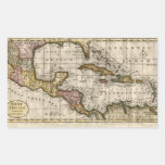1790 Map of The West Indies by Dilly and Robinson Rectangular Sticker