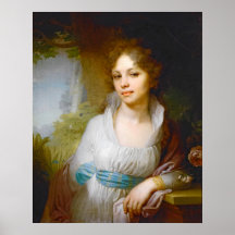 1797 - Portrait of M.I.Lopukhina Print