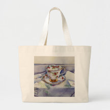 1799 Teacup on Linen Bag
