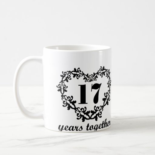 17 Years Anniversary Gifts
 17th Anniversary 17 Years To her Heart Gift Mug