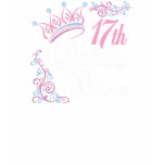 17th Birthday Princess t-shirts