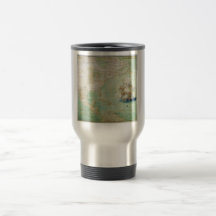 17th Century Map the Americas By Claude Bernou Mug