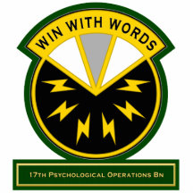 17th Psychological Operations Battalion DUI Cut Outs