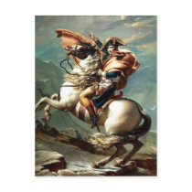 1801 Napoleon Crossing the Alps, Jacques-Louis Dav