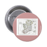 1806 Map - L'Irlande Button