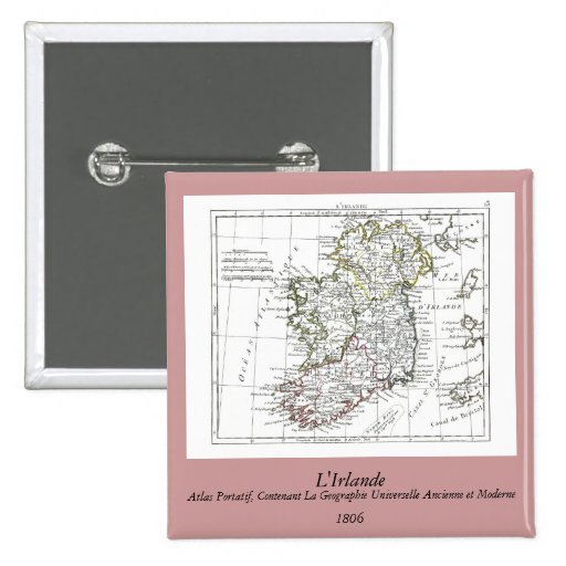 1806 Map - L'Irlande Pin