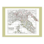 1806 Map - L'Italie (Nord) Postcards