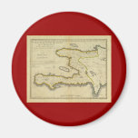 1814 Haiti Map by Mathew Carey Refrigerator Magnets