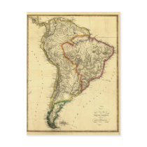 1817 Map of South America