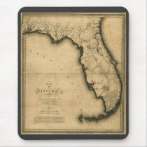 1823 Map of Florida Mouse Pad