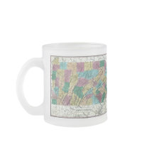 1829 Pennsylvania Map Mugs