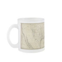 1844  Map of Texas and the Countries Adjacent Mugs