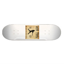 1845 New York City New York Baseball Skateboards