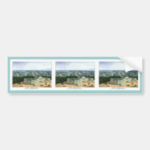 1852 Colour Lithograph - View of Washington Bumper Sticker