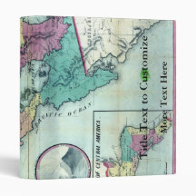 1856 Government Map of Nicaragua by A.H. Jocelyn Vinyl Binders