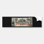 1861 Confederate Five Dollar Note Bumper Sticker