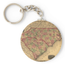 1861 North Carolina and South Carolina Map