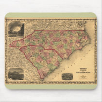 1861 North Carolina and South Carolina Map