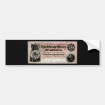 1864 Confederate Five Hundred Dollar Note Bumper Stickers