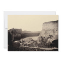1865 Ruins of Italian Bridge Custom Announcements