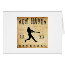 1875 New Haven Connecticut Baseball Card