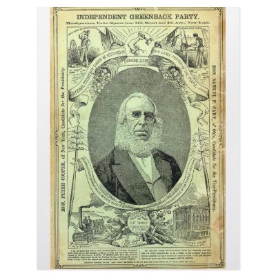 1876 Greenback Party Personalized Letterhead by JustProducts
