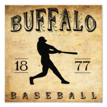 1877 Buffalo New York Baseball Photo