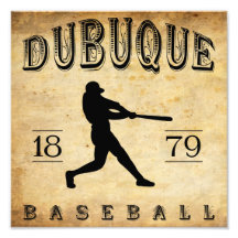 1879 Dubuque Iowa Baseball Photograph