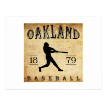1879 Oakland California Baseball Postcard
