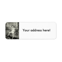 1880 Cupid at Work Return Address Labels